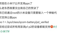 只需一行代码:小米旧机型秒解锁100W PPS通用快充!