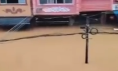 广西遇洪涝天气 有商铺积水到2楼:不少街道被淹 !